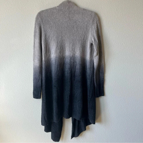 Barefoot Dreams Cardigan Sweater‎ Ombré Gray Black Size S/M - Picture 3 of 6